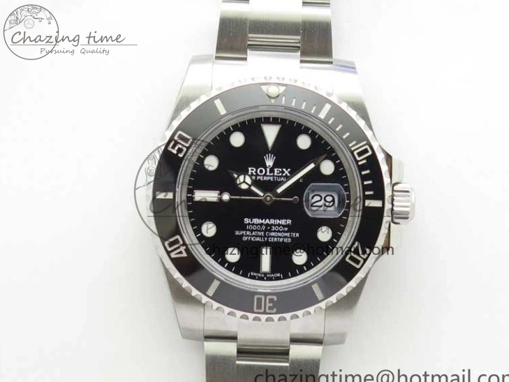 MiroTime 0307 Submariner 116610 LN Black Ceramic 316L Steel Noob 1:1 Best Edition V10. Stretchable 2865